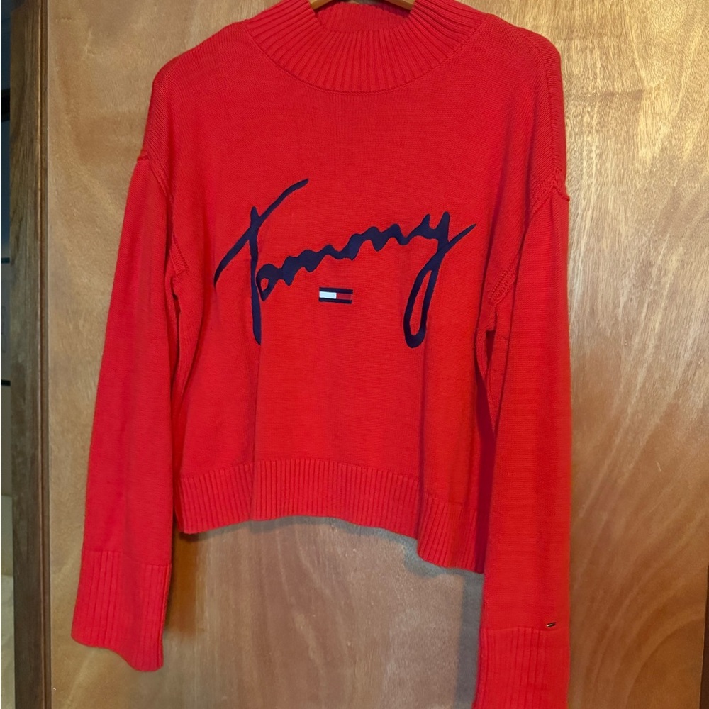 Tommy Hilfiger Vibrant Red Knitwear